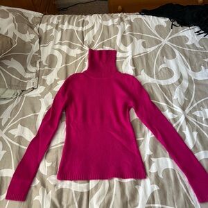 Rampage Medium Hot Pink Turtleneck